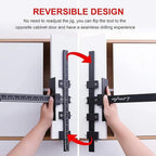 Adjustable Cabinet Hardware Jig Drill Guide 40cm Aluminium Locator for Handles Knobs and Drawers