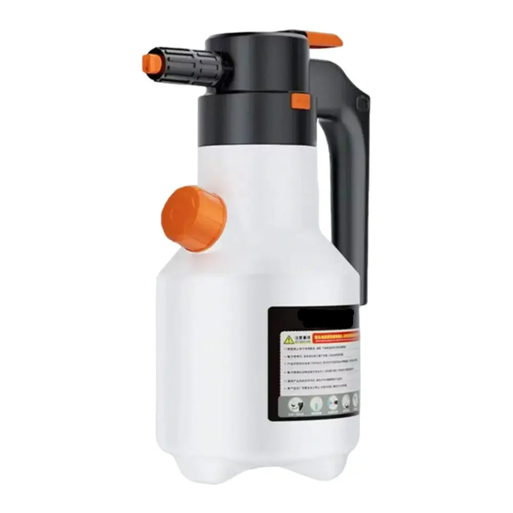 Portable Cordless Electric Foam Sprayer 2L 8 Bar Rechargeable Cleaning Washer Bottle