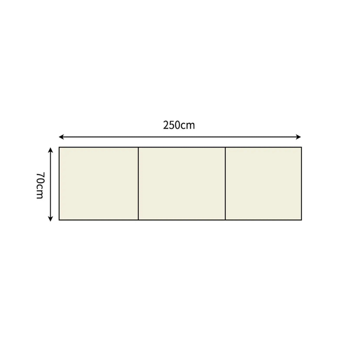 Foldable Camping Windscreen Oxford Cloth Outdoor Privacy Screen with Ground Stakes and Ropes