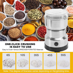 Electric Coffee Grinder 150W 350ml Stainless Steel Blade Grain Spice Mill