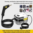 Handheld Steam Cleaner 1200W 1200cm3 3 Bar Fast Heat Portable Multi Surface Cleaning Tool