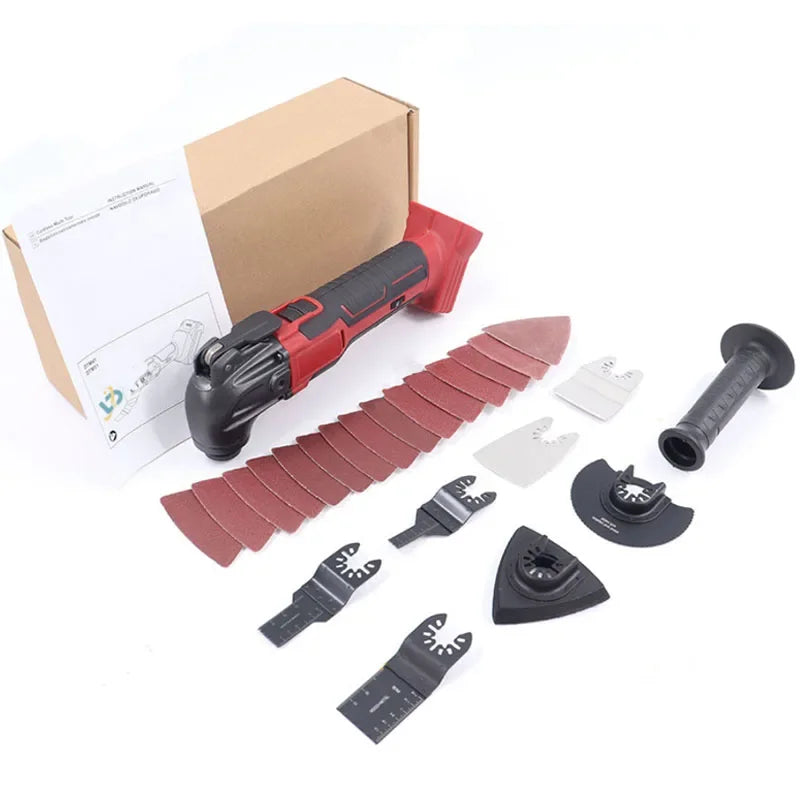 Cordless Oscillating Multi Tool 18V 6-Speed Electric Cutting Saw for Wood Metal Plastic