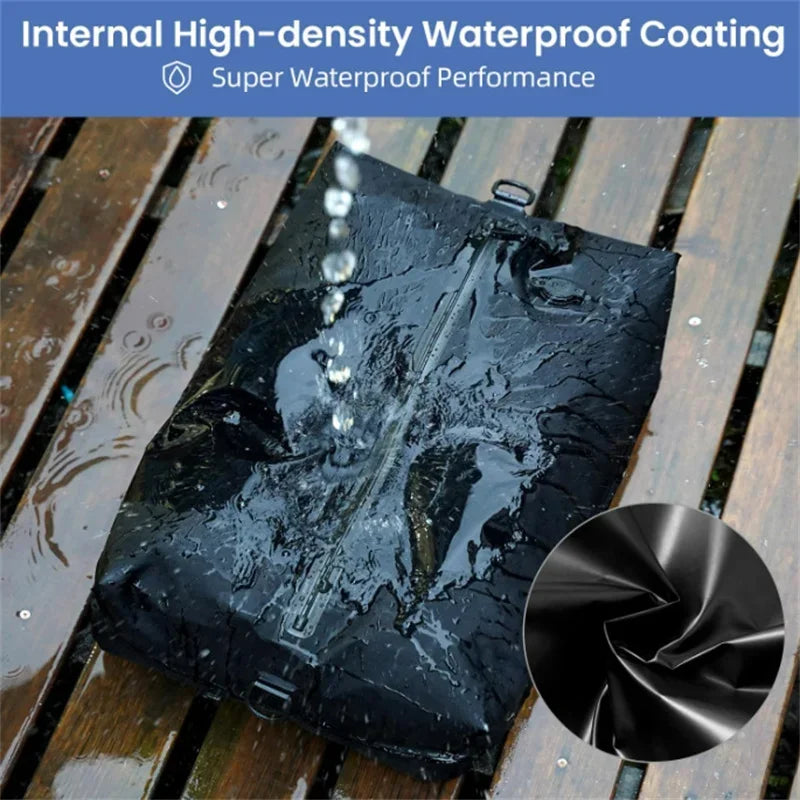 Portable Vacuum Compression Travel Bag 17L Reusable Waterproof Clothing Storage with Air Pump