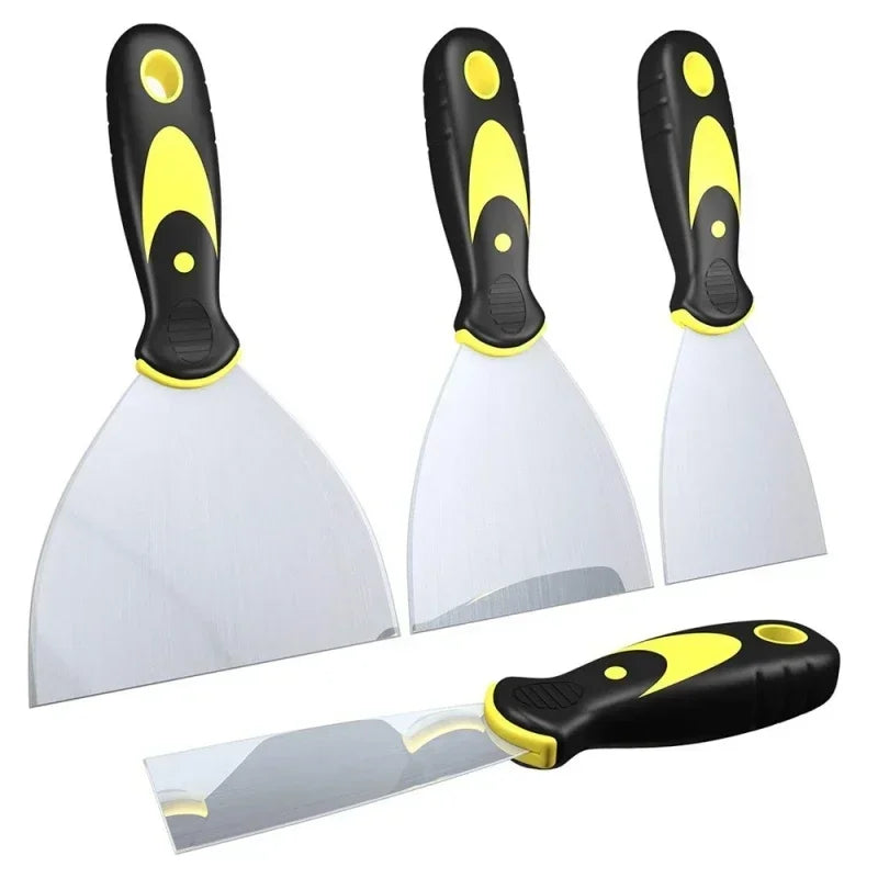 Stainless Steel Drywall Taping Knife Set 5PCS Flexible Blade Wall Repair Tools 6 to 14 Inch
