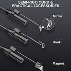Portable HD Inspection Borescope Camera with 10.92cm Screen IP67 Waterproof Probe and 32GB Card