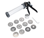 Manual Clay Extruder Gun Large Pottery Sculpting Tool with 11 Interchangeable Forming Discs