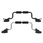 Kayak Loading Assist Roller Aluminum Alloy Roof Loader with Foam Padding and Suction Cup Mounts