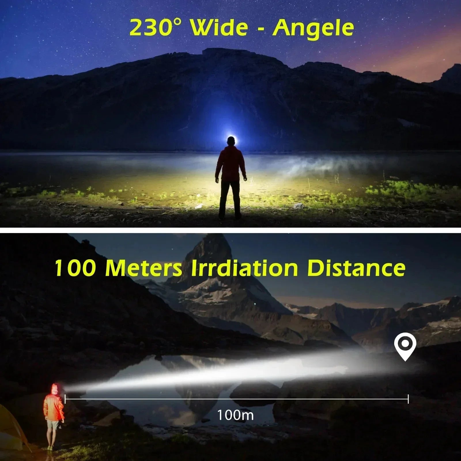 USB Rechargeable LED COB Sensor Headlamp White Light Head Torch Work Lamp Outdoor Waterproof Camping Fishing Lantern Headlight