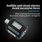 Digital Torque Adapter with LCD Display 1.27cm Square Drive Torque Meter for Automotive and Workshop Tools