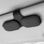 Portable Car Sunglasses Holder Double Clip Visor Organizer for Glasses Cards and Bills