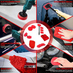35 Piece Car Cleaning and Detailing Kit with Drill Brush Set, Tire Brushes and Tool Storage Box