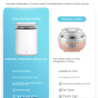 Smart Yogurt Maker 800ml 36W with LCD Display Temperature Control Glass Fermentation Jar