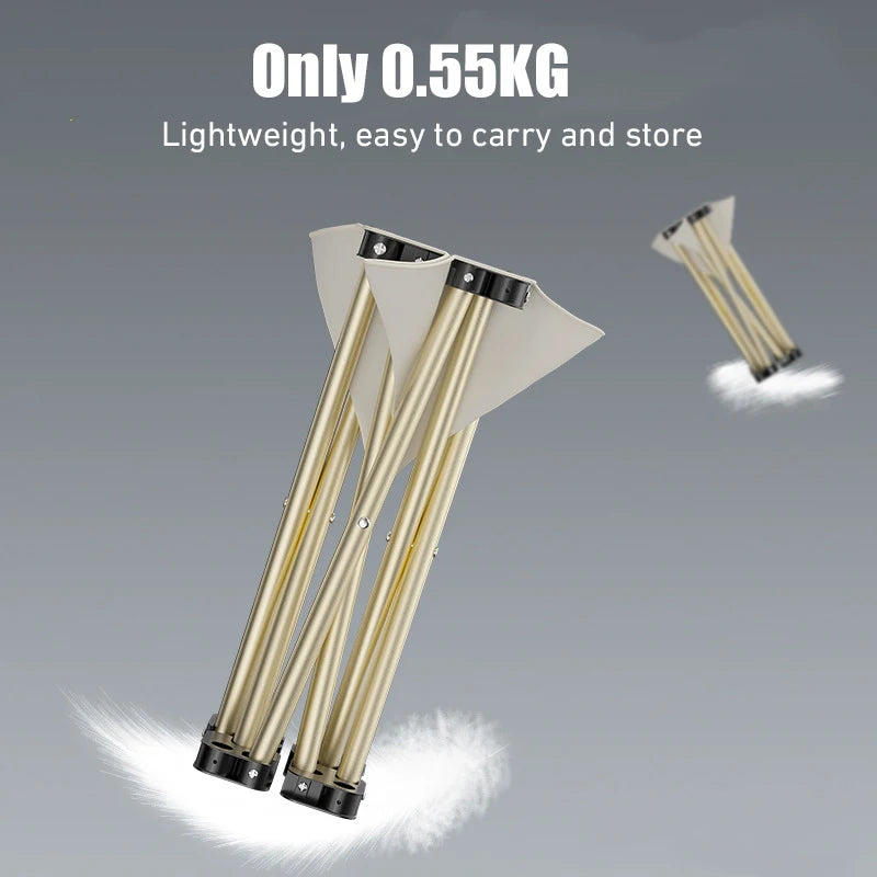Portable Folding Camping Stool Lightweight Collapsible Seat for Hiking Fishing Beach Picnic