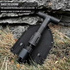 Compact Foldable Camping Shovel Adjustable Length Outdoor Garden Tool