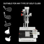Golf Club Loft and Lie Gauge Steel Angle Measuring Tool with Built-In Bubble Level