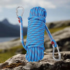 Heavy Duty 10mm Outdoor Utility Rope 20m with Steel Hooks for Camping Rigging and Load Securing