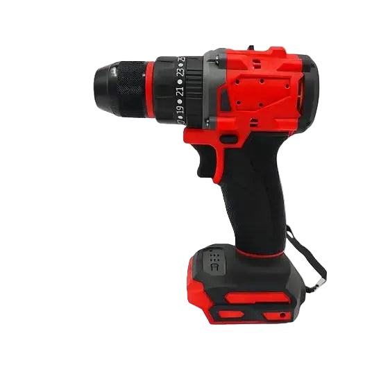 Heavy Duty Cordless Brushless Electric Impact Drill with LED Light Rechargeable Power Tool for DIY Use