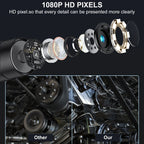Portable HD Inspection Borescope Camera with 10.92cm Screen IP67 Waterproof Probe and 32GB Card