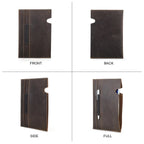 Portable Leather A5 Notebook Cover Retro Business Diary and Book Sleeve