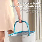 Automatic 360° Spin Mop for Floors with Stainless Tray, Telescopic Handle