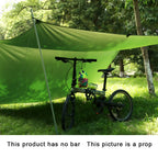 Portable 3x3m Waterproof Tarp Shelter with Carry Bag Outdoor Camping Sun Shade Canopy