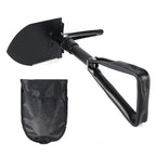 Portable Folding Camping Shovel with Carry Bag Multifunction Outdoor Spade Tool