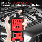 Portable 12V Car Battery Tester with LED Display Automotive Diagnostic Tool for Vehicle Circuits