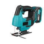 Cordless Brushless Jig Saw 900W Variable Speed Wood Cutting Tool with Laser Guide and LED Light