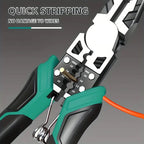 Heavy Duty Alloy Electrician Pliers – Multifunction Wire Cutter & Needle Nose Diagonal Cutting Tool Set
