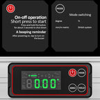Digital Angle Finder Protractor with Magnetic Base and LED Display 0–90° Level Ruler