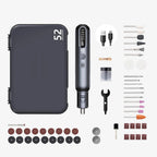 Cordless Mini Rotary Grinder Tool 8V 6-Speed USB Rechargeable with 52 Accessories