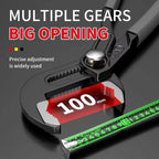 Heavy Duty Quick-Release Water Pump Pliers Adjustable Pipe Wrench Plumbing Hand Tool