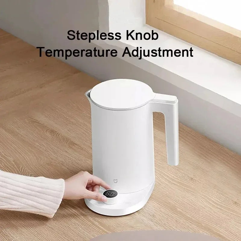 1.7L Digital Electric Kettle 1800W with Adjustable Temperature and Keep Warm Function