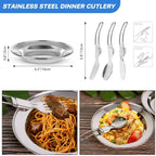 16 Piece Portable Camping Cooking Set Aluminium Pots Pan Kettle Plates and Utensils for Hiking