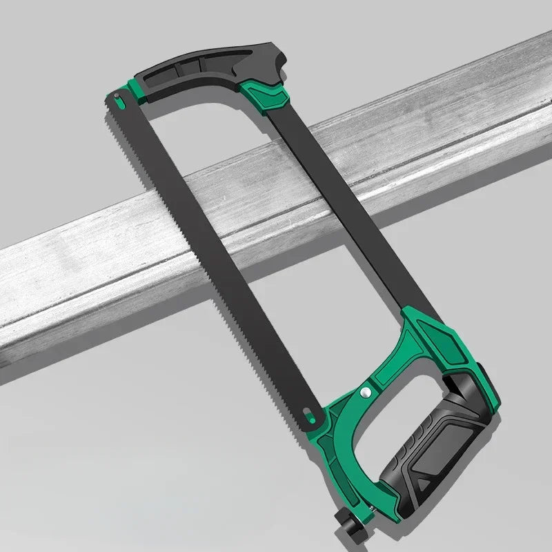 Heavy Duty Adjustable Hacksaw Frame Handle for 300mm 400mm 460mm Blades Workshop and DIY Hand Tool
