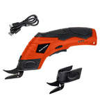 Portable Rechargeable Electric Fabric Cutter 4.2V Cordless Rotary Scissors for Cloth Leather and Cardboard