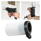 Portable Drill Dust Collector Cover with Rubber Catch Bowl for Rotary Hammer and Electric Drill