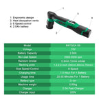 Portable Cordless Car Polisher 12V 2000-5500RPM Mini Buffer Kit with Pads Battery and Charger