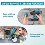 Cordless HVLP Paint Sprayer 1000ml Adjustable Flow Spray Gun for 18V Lithium Battery