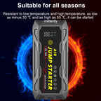 Portable 1200A Jump Starter 12V with Carry Case Rechargeable Battery Booster Power Bank