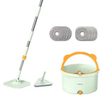 Smart 3-in-1 Spin Mop with Water Separation and Telescopic Handle