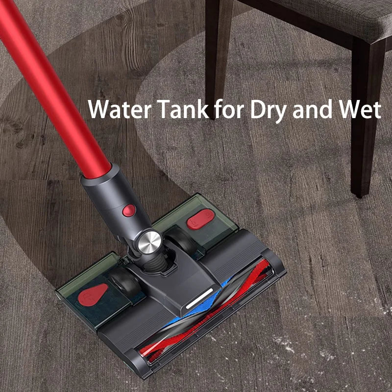 2-in-1 Cordless Wet Dry Vacuum Cleaner with Water Tank Portable Stick Handheld Cleaner for Home Floors Carpet