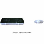 Compact Dual Position Magnetic Stirrer Laboratory Mixer with Adjustable Speed Control and Glass Work Plate