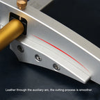 Leather Strip Cutter Adjustable Aviation Aluminum Belt Cutting Tool for Leather Crafting