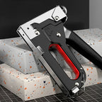 Manual Staple Gun for Woodworking and Upholstery Projects Compatible with U/T/N Staples