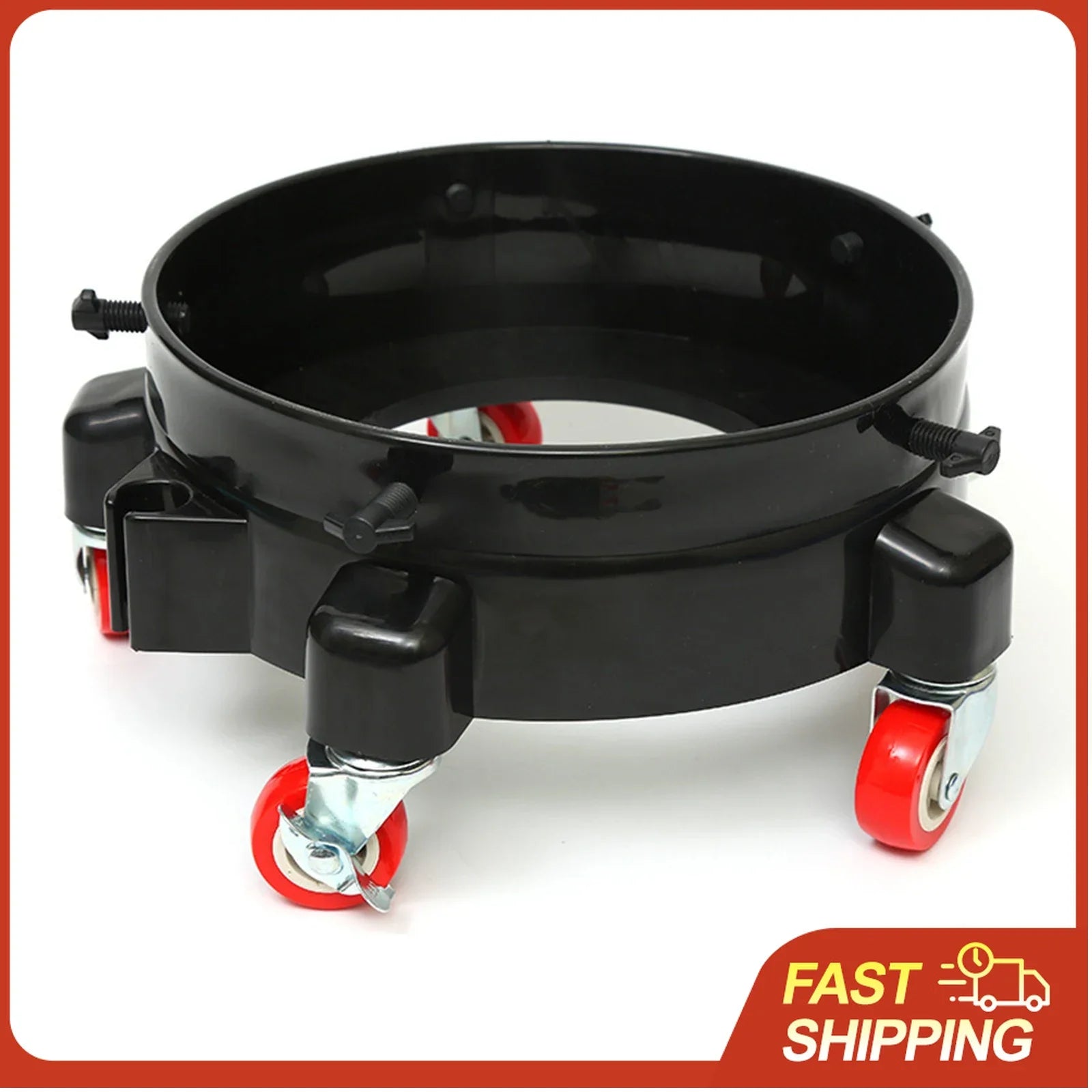 Bucket Dolly with Universal Casters Rolling Bucket Cart for Car Wash Plant Pot or Tool Box