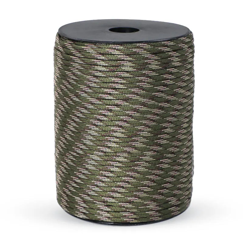 Paracord Rope 50m Heavy Duty 9 Core 4mm Polyester Utility Cord for Camping DIY and Outdoor Use