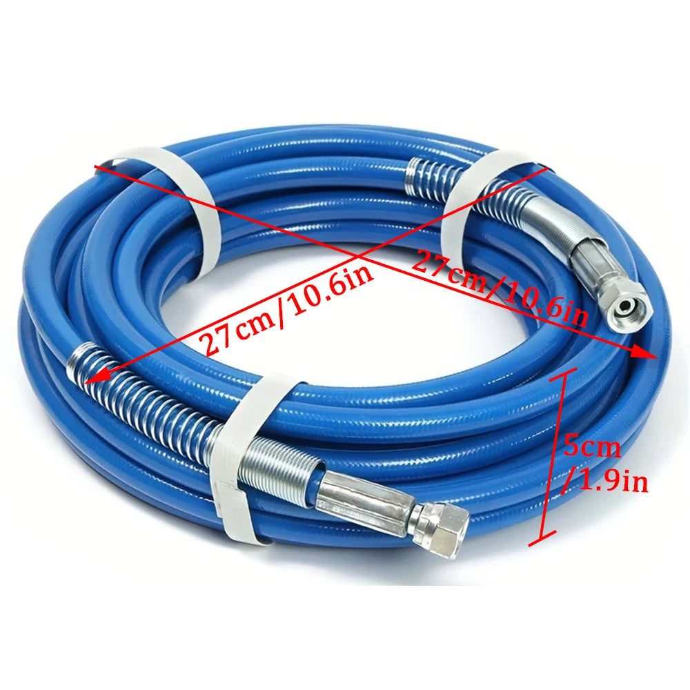 High Pressure Airless Paint Sprayer Hose with Spray Gun 5m Flexible Cleaning Pipe