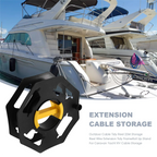 Heavy Duty Cable Storage Reel with Handle 25m Capacity Cord Organizer for Caravan Motorhome Boat