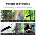 Portable 16inch Folding Pruning Saw for Garden Wood Cutting with Locking Blade Design